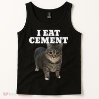 Cat I Eat Cement Tank Top thumb 2