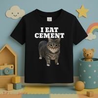 Cat I Eat Cement Toddler T-Shirt thumb 3