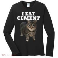 Cat I Eat Cement Women's Long Sleeve Shirt thumb 0