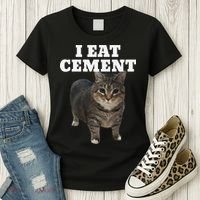 Cat I Eat Cement Women's T-Shirt thumb 3