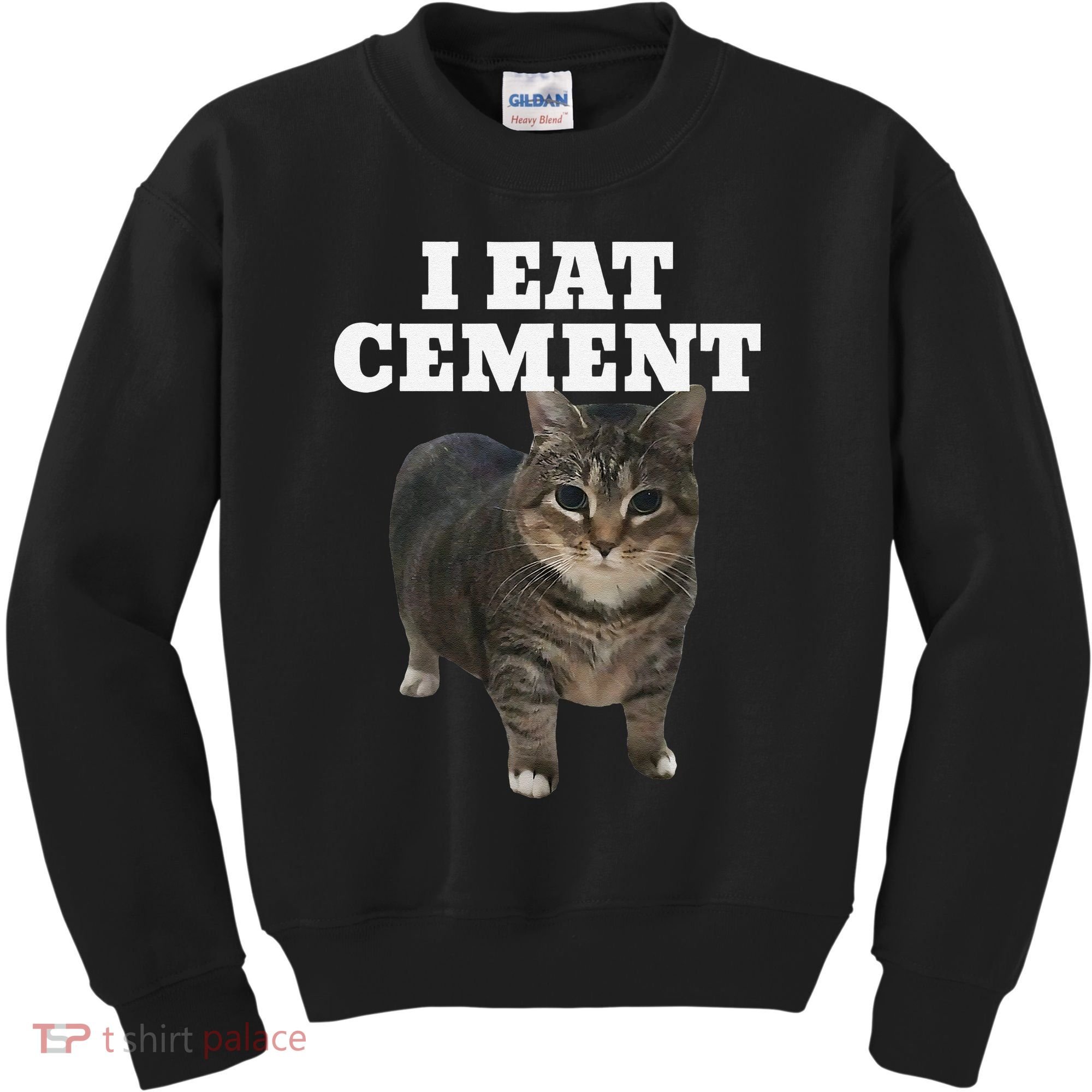 Cat I Eat Cement Kids Sweatshirt