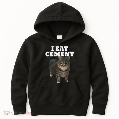 Cat I Eat Cement Kids Hoodie