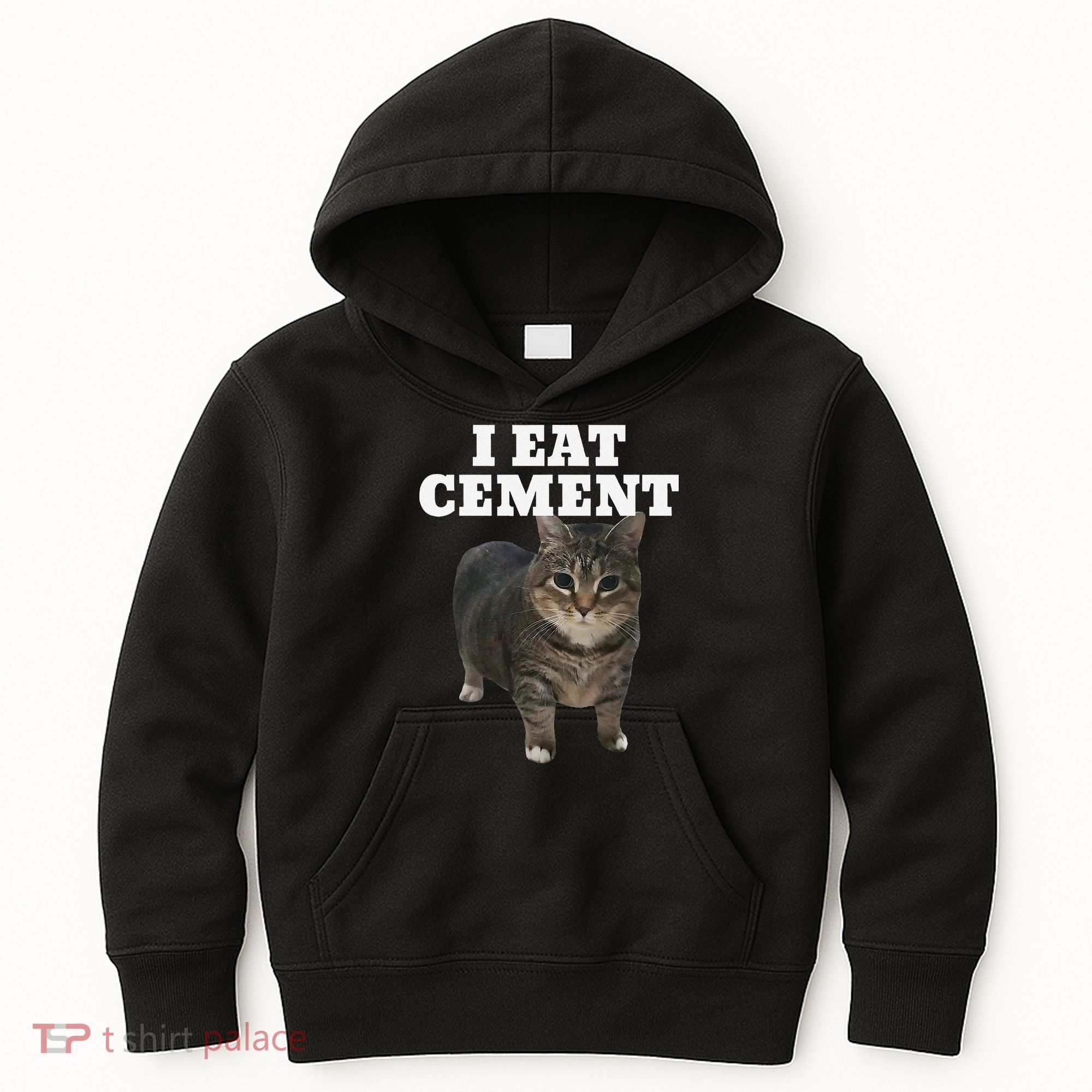 Cat I Eat Cement Kids Hoodie