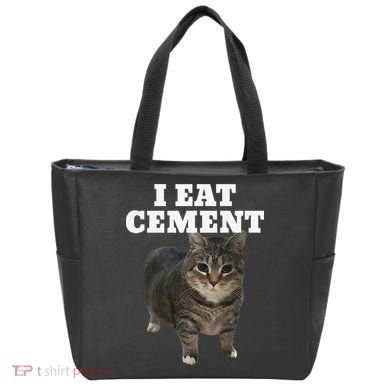 Cat I Eat Cement Tote Bag