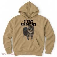 Cat I Eat Cement Hoodie thumb 0