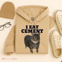 Cat I Eat Cement Hoodie thumb 4