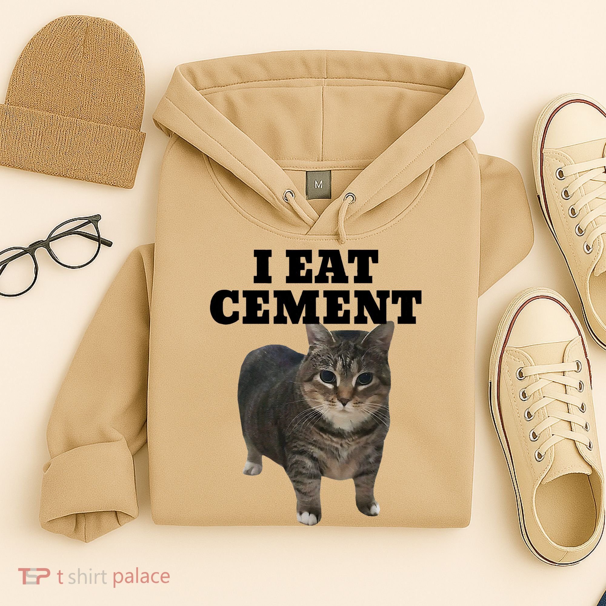 Cat I Eat Cement Hoodie