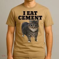 Cat I Eat Cement T-Shirt thumb 3