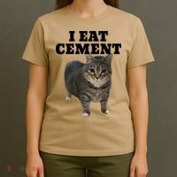 Cat I Eat Cement T-Shirt thumb 4