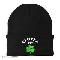 Clover It Funny St Patricks Day Beanie thumb 0