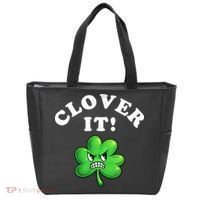 Clover It Funny St Patricks Day Tote Bag thumb 0