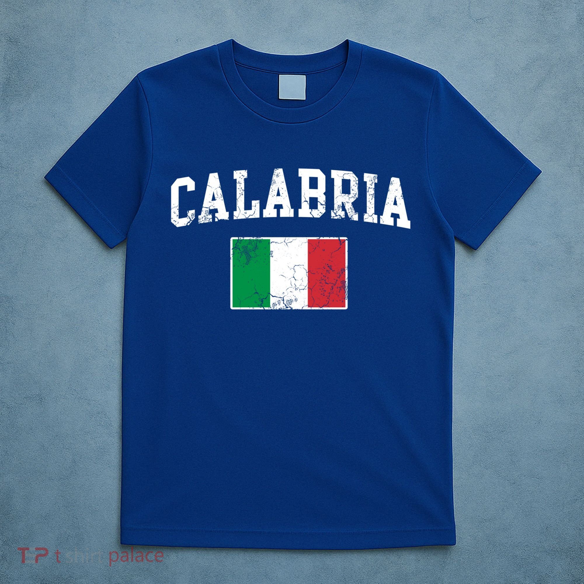 Calabria Italy Flag Italia Italian Vintage Distressed Gift T-Shirt