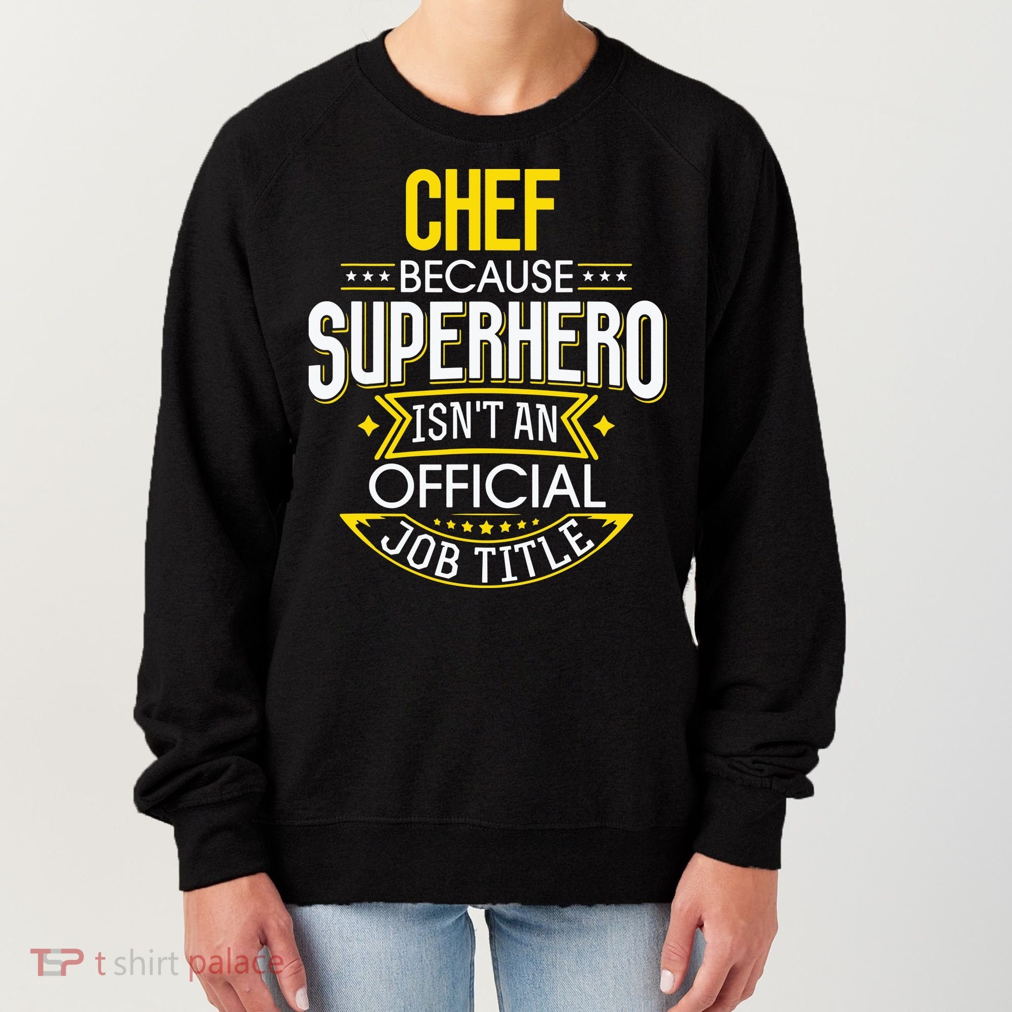 Chef Idea Funny Superhero Job Chef Women's Sweatshirt