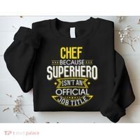 Chef Idea Funny Superhero Job Chef Sweatshirt thumb 2