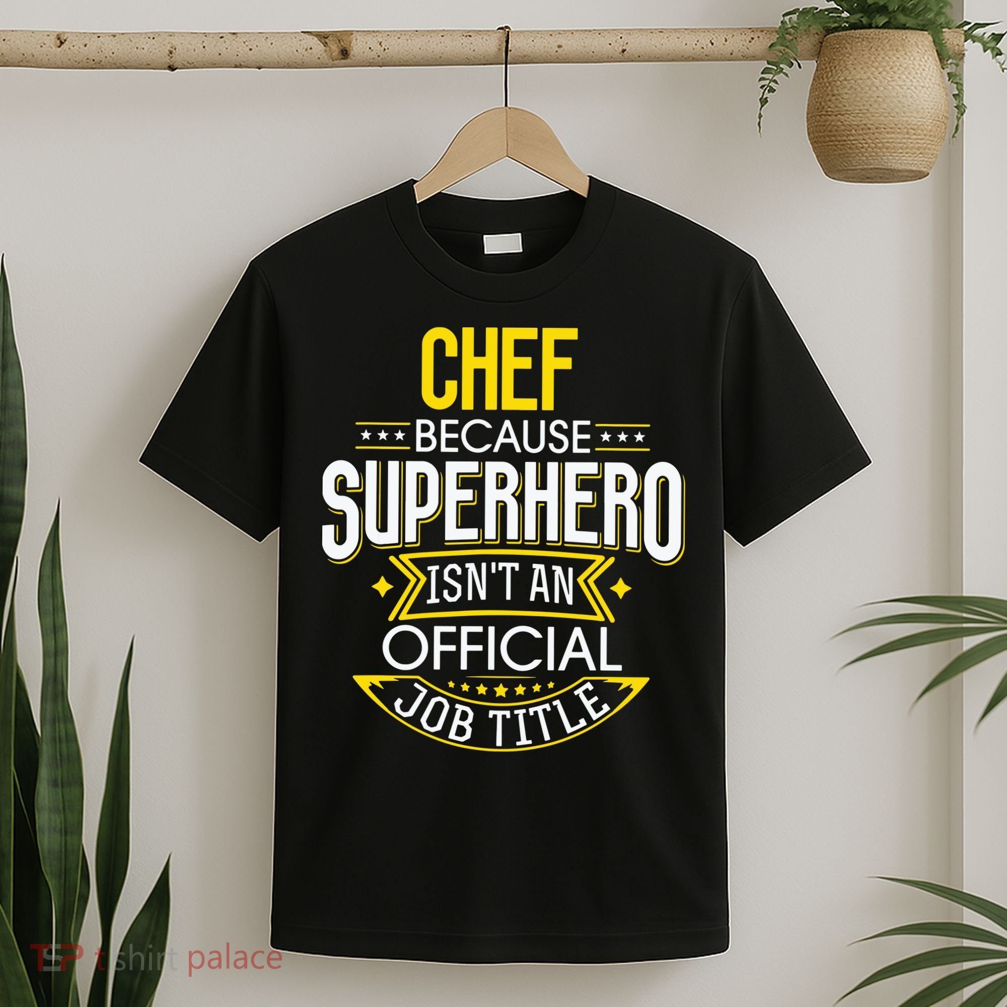 Chef Idea Funny Superhero Job Chef T-Shirt