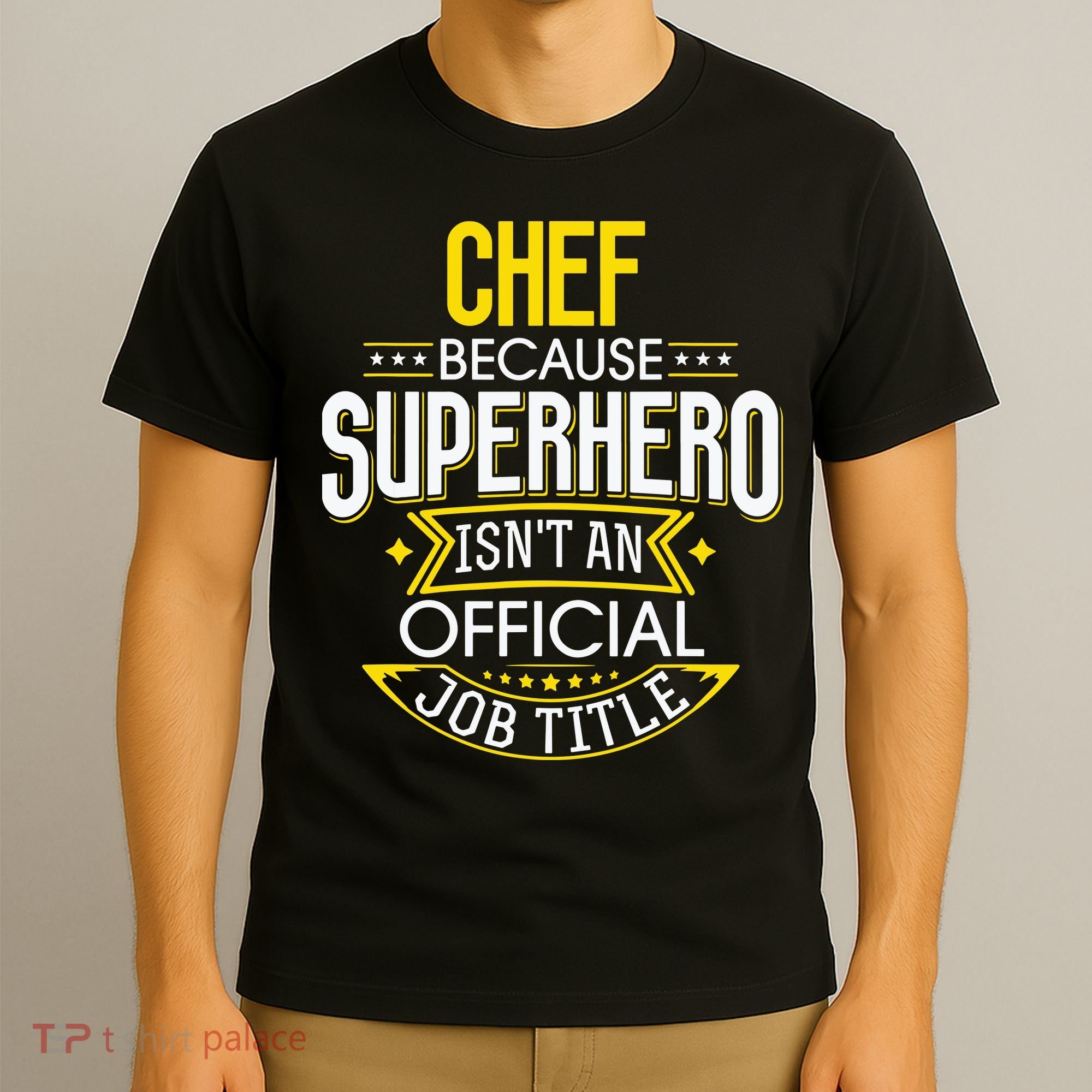Chef Idea Funny Superhero Job Chef T-Shirt