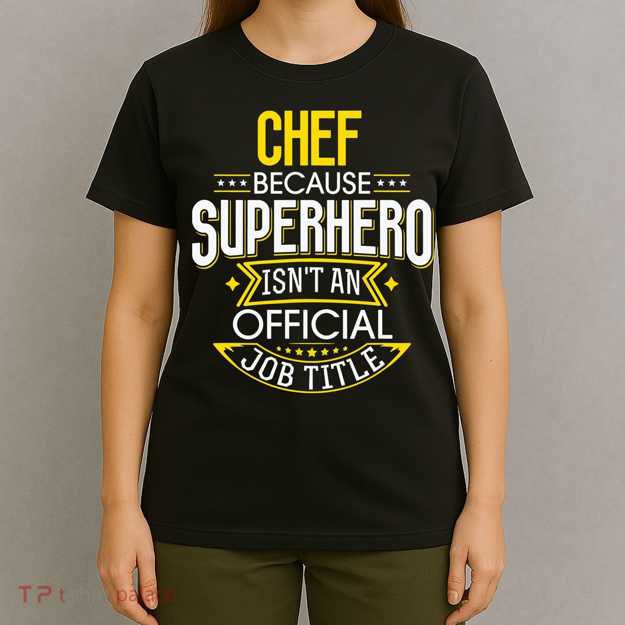 Chef Idea Funny Superhero Job Chef T-Shirt