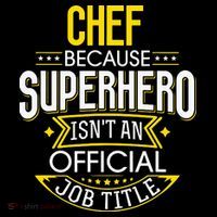 Chef Idea Funny Superhero Job Chef Mousepad thumb 1