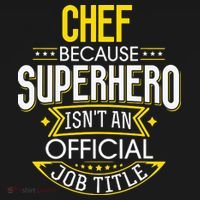 Chef Idea Funny Superhero Job Chef Ornament thumb 1