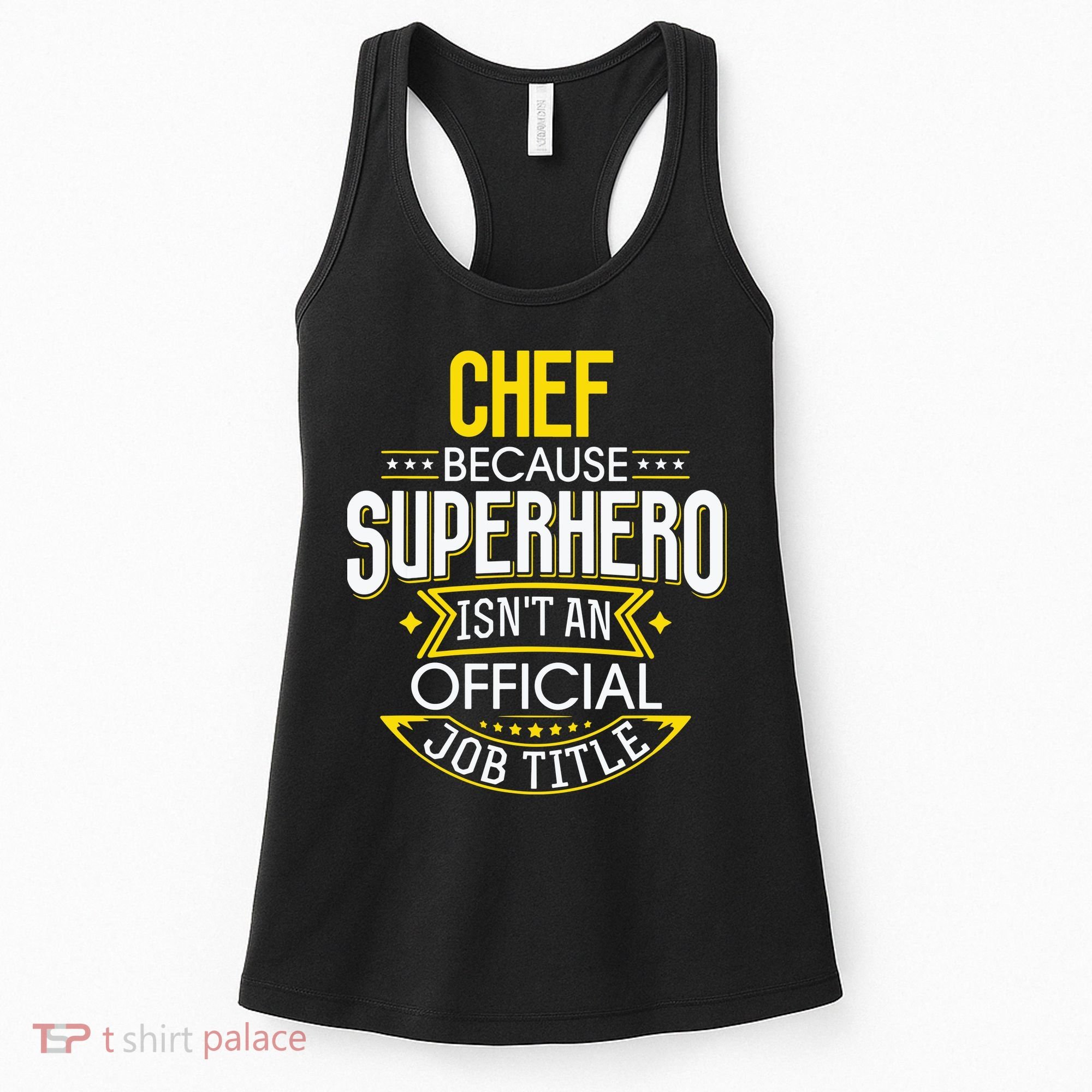 Chef Idea Funny Superhero Job Chef Women's Tank Top
