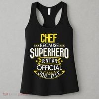 Chef Idea Funny Superhero Job Chef Women's Tank Top thumb 3