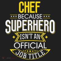 Chef Idea Funny Superhero Job Chef Hat thumb 2