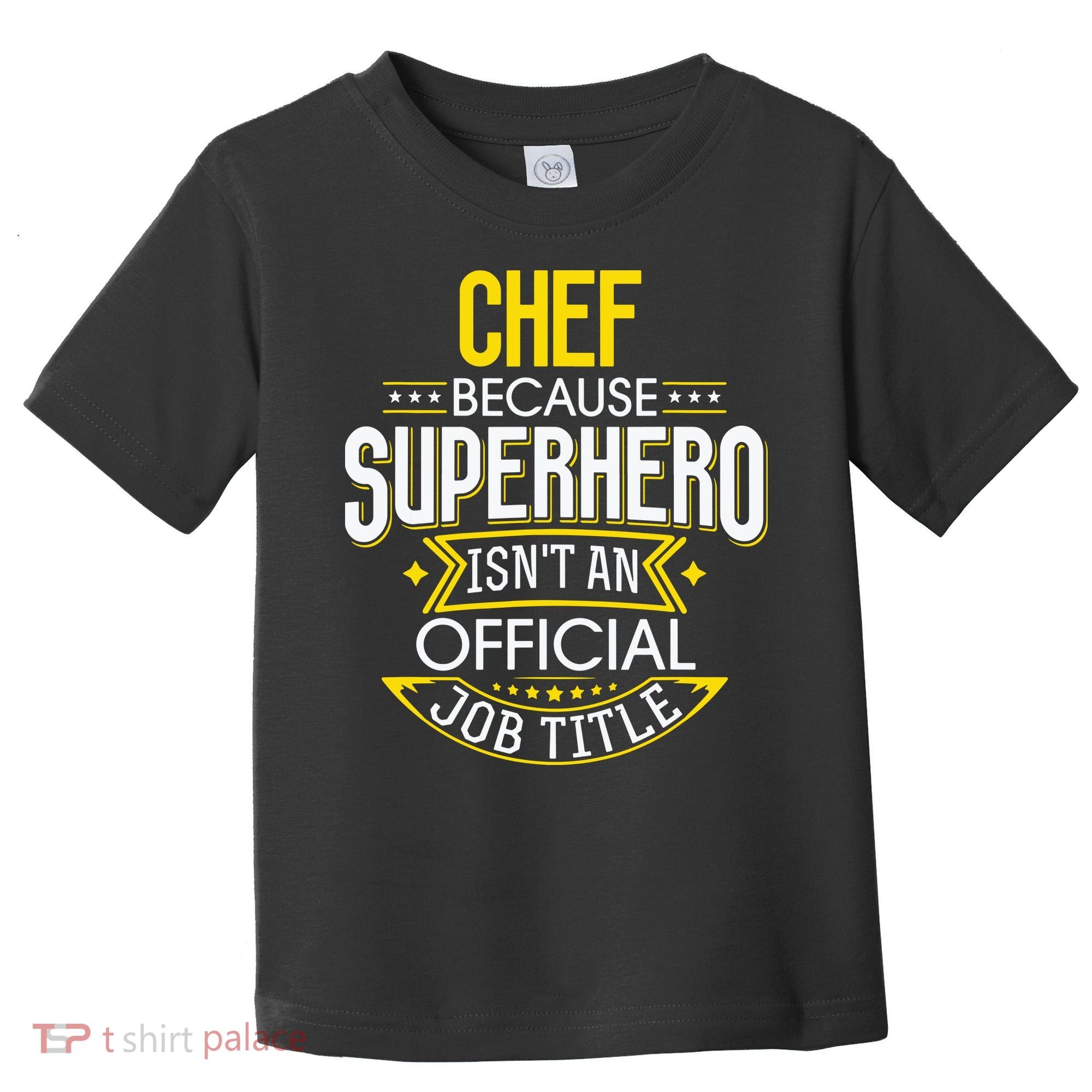 Chef Idea Funny Superhero Job Chef Toddler T-Shirt
