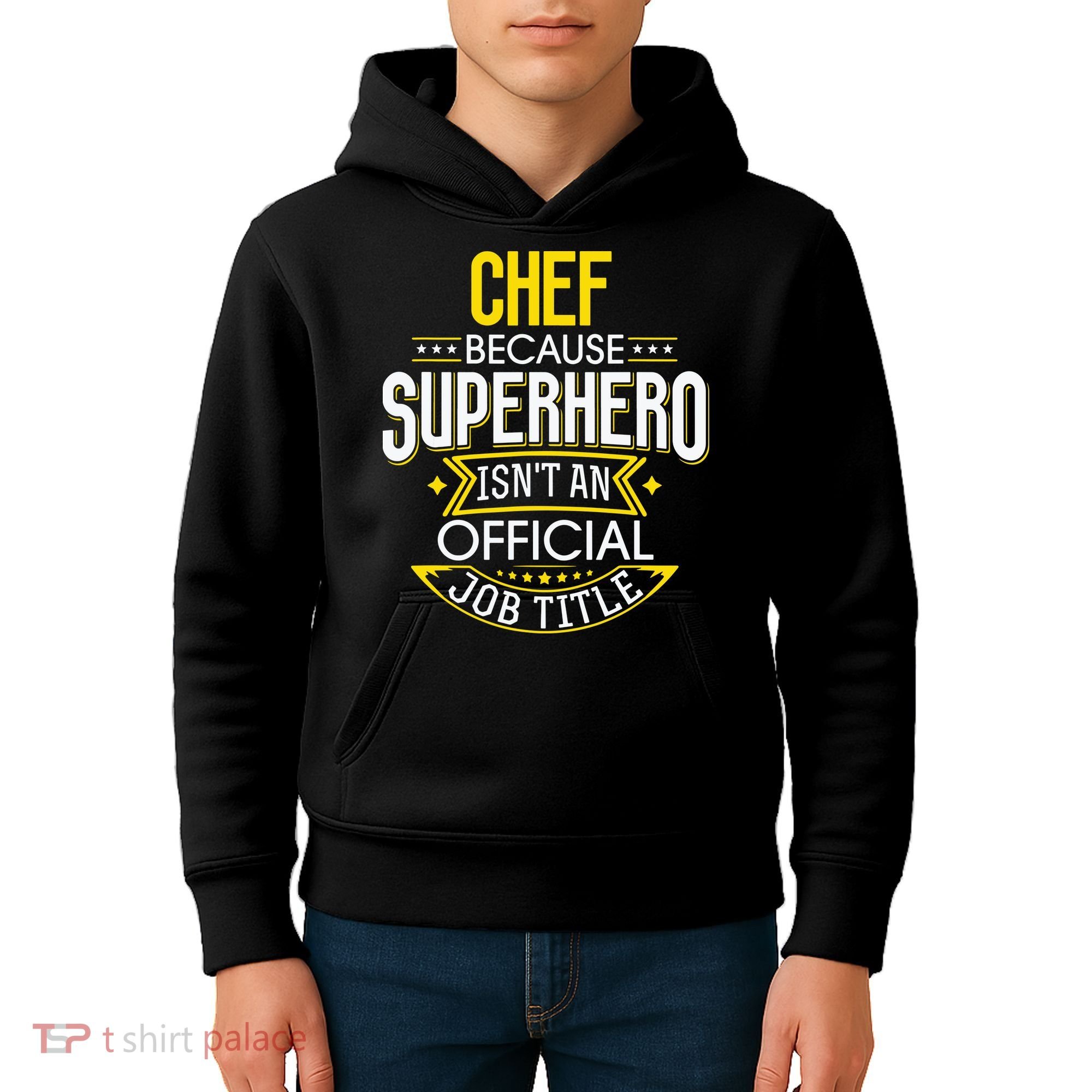 Chef Idea Funny Superhero Job Chef Kids Hoodie