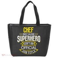 Chef Idea Funny Superhero Job Chef Tote Bag thumb 0