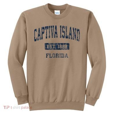 Captiva Island Florida Fl Vintage Established De Sweatshirt
