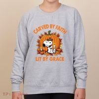 Carving In Faith Lighting With Grace Women's Sweatshirt thumb 0