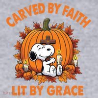 Carving In Faith Lighting With Grace Women's Sweatshirt thumb 2