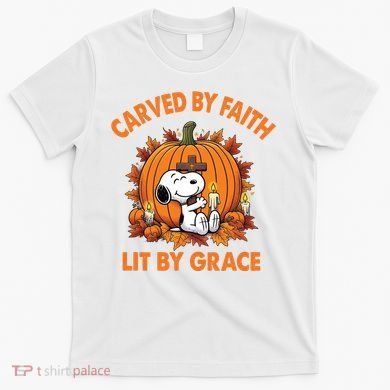 Carving In Faith Lighting With Grace T-Shirt
