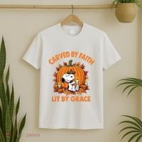 Carving In Faith Lighting With Grace T-Shirt thumb 2