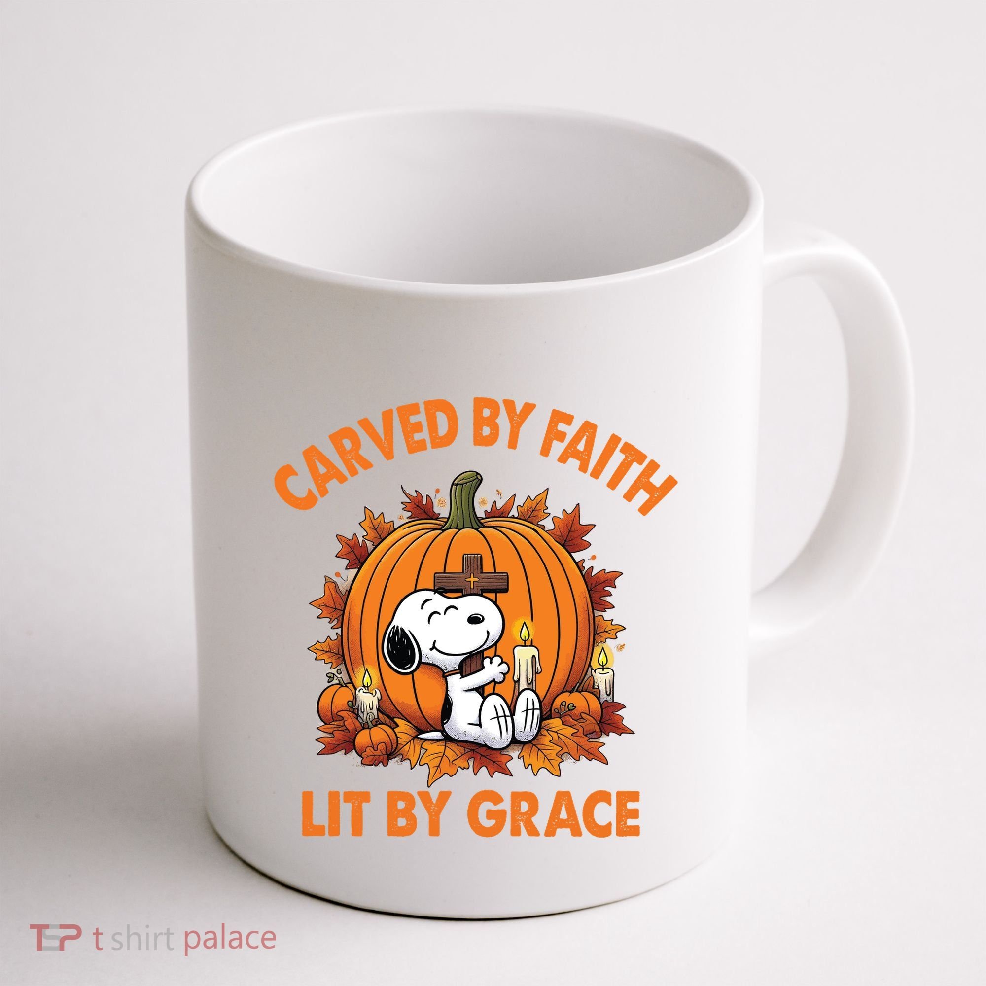Carving In Faith Lighting With Grace Coffee Mug
