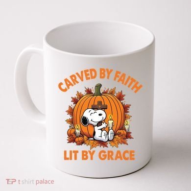 Carving In Faith Lighting With Grace Coffee Mug