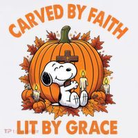 Carving In Faith Lighting With Grace Women's Hoodie thumb 2