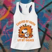Carving In Faith Lighting With Grace Women's Tank Top thumb 3