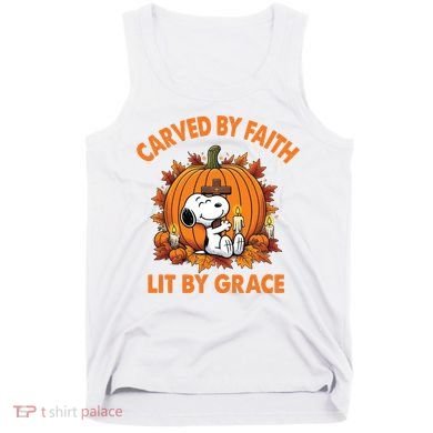 Carving In Faith Lighting With Grace Tank Top