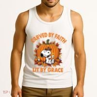 Carving In Faith Lighting With Grace Tank Top thumb 3