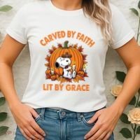 Carving In Faith Lighting With Grace Women's T-Shirt thumb 2