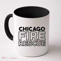 Chicago Illinois Fire Rescue Department Firefighters Firemen Coffee Mug thumb 0
