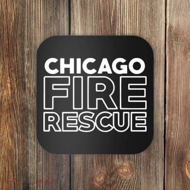 Chicago Illinois Fire Rescue Department Firefighters Firemen Coaster