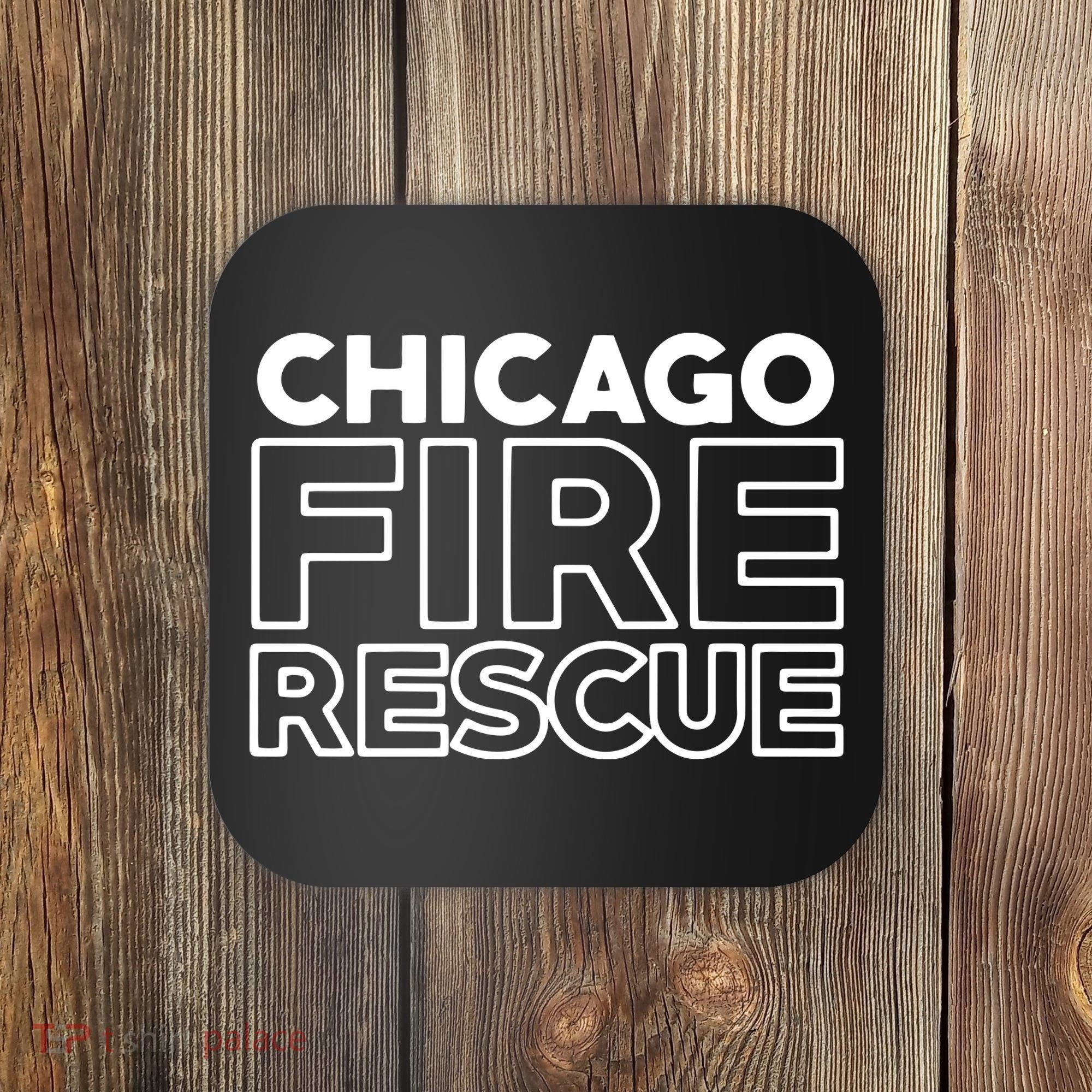 Chicago Illinois Fire Rescue Department Firefighters Firemen Coaster