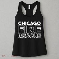 Chicago Illinois Fire Rescue Department Firefighters Firemen Women's Tank Top thumb 3