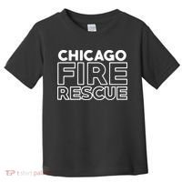 Chicago Illinois Fire Rescue Department Firefighters Firemen Toddler T-Shirt thumb 0