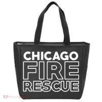 Chicago Illinois Fire Rescue Department Firefighters Firemen Tote Bag thumb 0