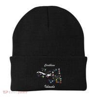 Caribbean Islands Flags And Map Caribbean Sea Vacations Beanie thumb 0