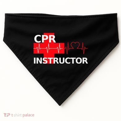 Cpr Instructor First Aid USA-Made Doggie Bandana