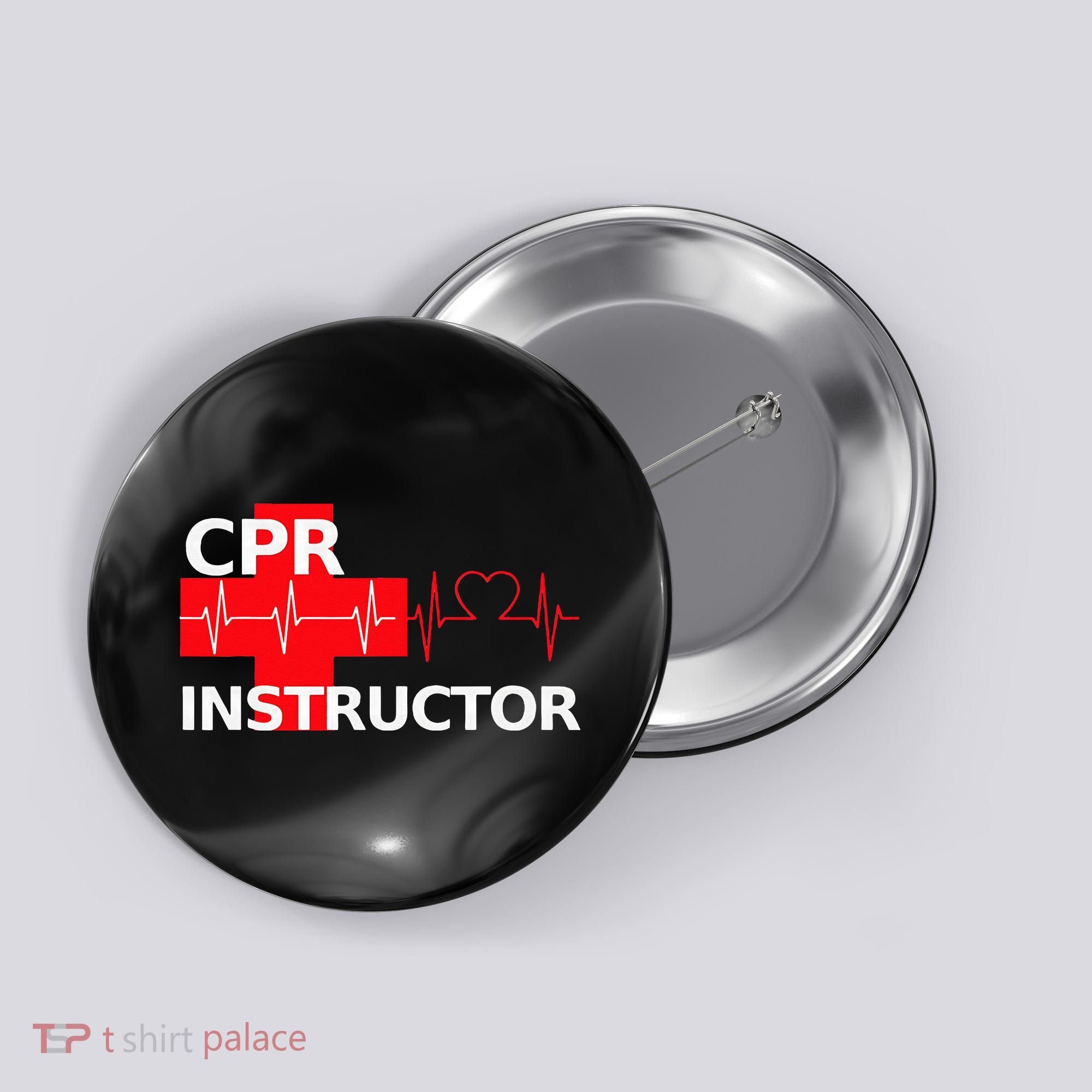 Cpr Instructor First Aid Button